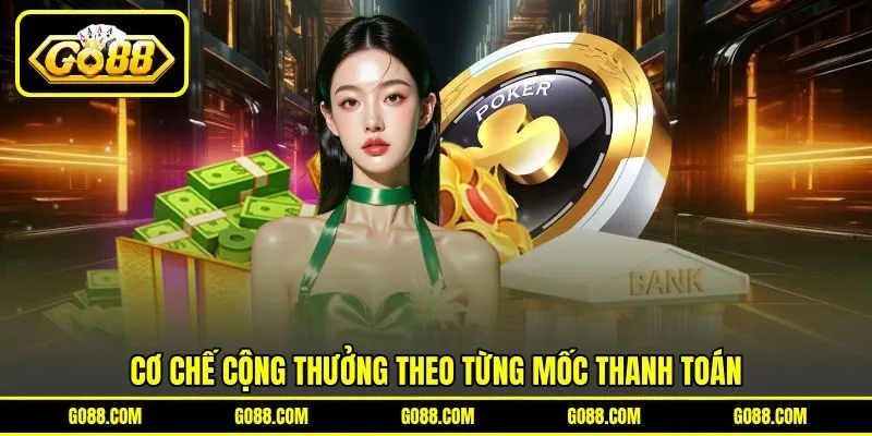 Cơ chế cộng thưởng theo từng mốc thanh toán Cơ chế cộng thưởng theo từng mốc thanh toán