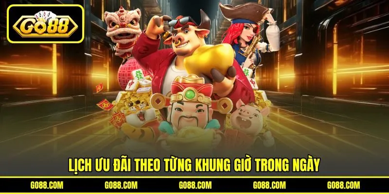 Lịch ưu đãi theo từng khung giờ trong ngày